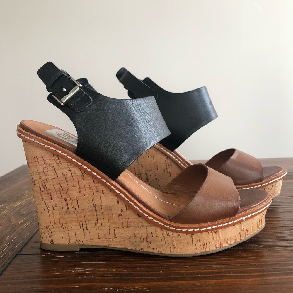 Dolce Vita Cork Wedge Heels